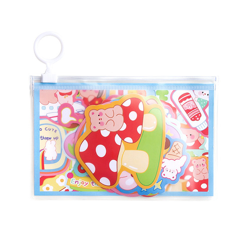 Message Milk Ball Bubble Large Sticker Pack, Bag of Large Multipurpose Decorative Stickers, Creative and Cute Materials, 20 Pieces, 4 Styles