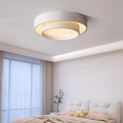 Bedroom ceiling lamp modern minimalist master bedroom lamp Nordic living room lamp LED minimalist round children's room lighting