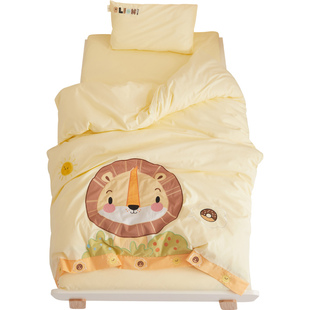 Wholesale Washed Cotton Kindergarten Duvet Cover Single Piece Children's Quilt 1.5m 150X200 Single Duvet Cover 1.2