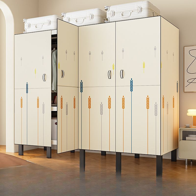 Mlo Dust-Proof, Moisture-Proof, Fully Sealed, Mildew-Proof, Door-Opening Model, Simple Installation-Free Wardrobe, Foldableing Bedroom, Home Rental Room