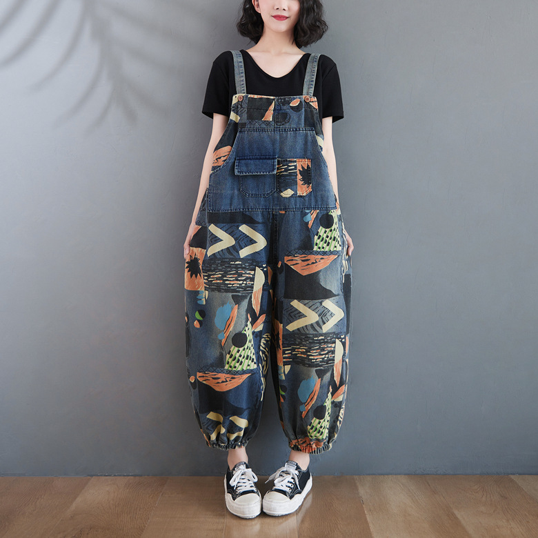 Women's Loose Plus Size Jumpsuit Image 1