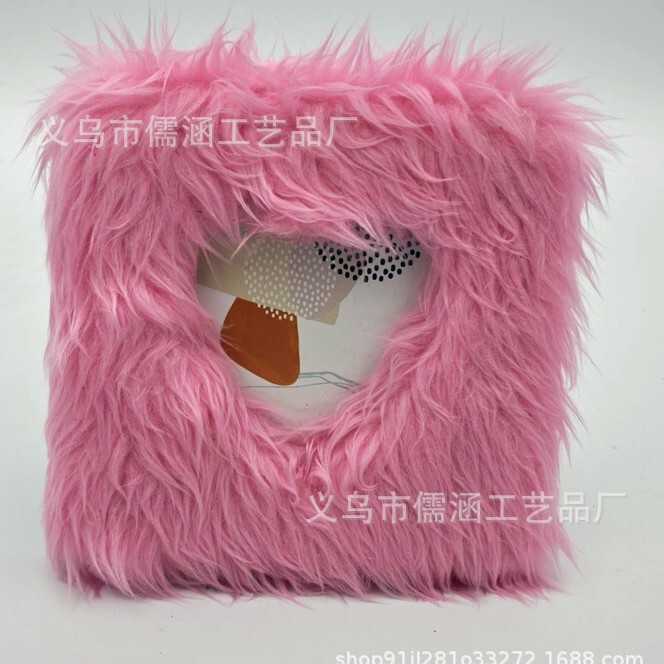 Plush cross-border photo frame creative table cute simple photo wall living room table decorative gift photo frame wholesale Plush cross-border photo frame creative table cute simple photo wall living room table decorative gift photo frame wholesale