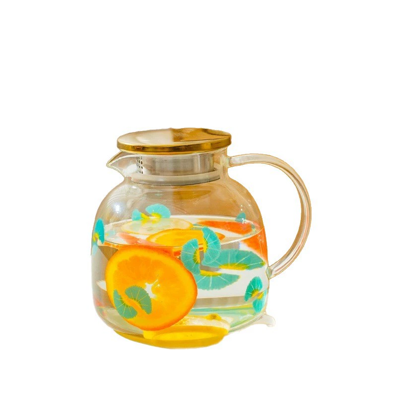 Чайник, вместительный чай матер iced tea для дома, стекло, клубника, набор