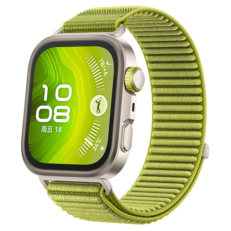 Huawei Fit4 時計ストラップ Pro fit3 ワイルドマウンテンパターンナイロンループ編組夏の男性と女性のスポーツストラップに適しています|undefined