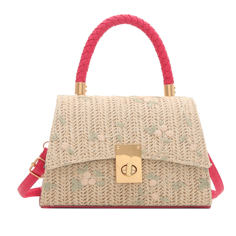 Bolso de moda simple para mujeres 2024 nuevo estilo de moda de verano ocio bolso de hombro simple bolso retro