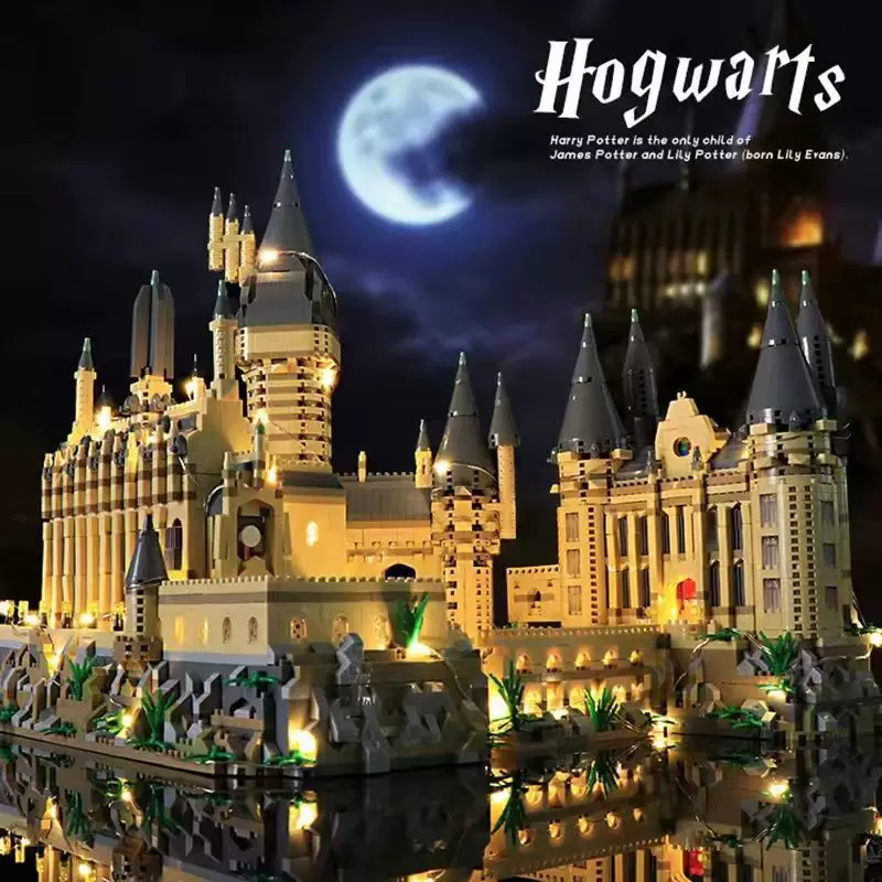 Toy (Lego) Magic Castle School Constructor, High-Difficulty Modular Kits, 3,888–9,888 pcs
