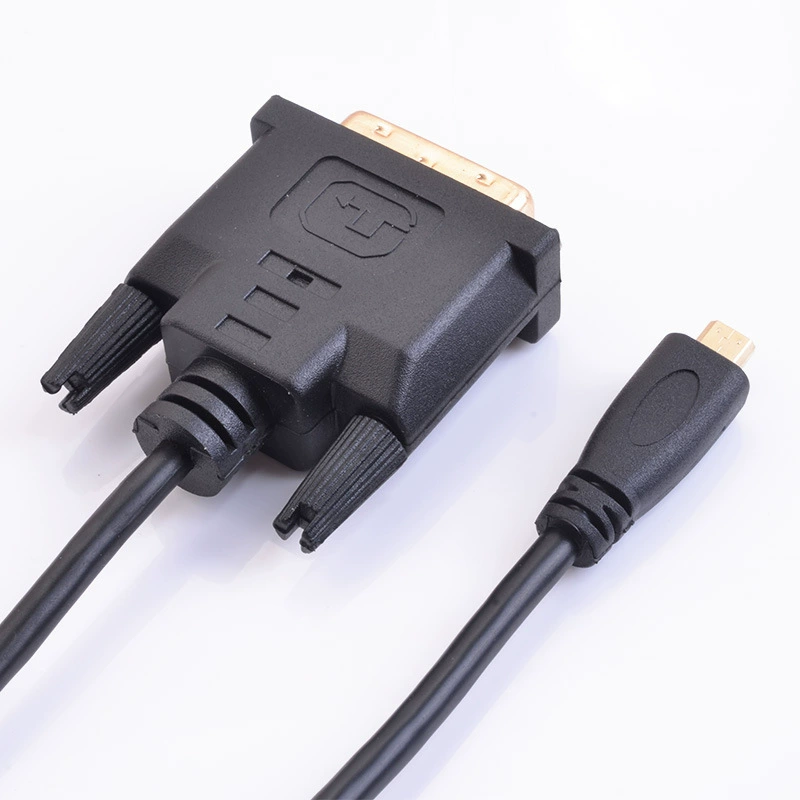 Настольный компьютер графическая карта SLR камера microhdmi к DVI видеокабель соединение дисплея ТВ
