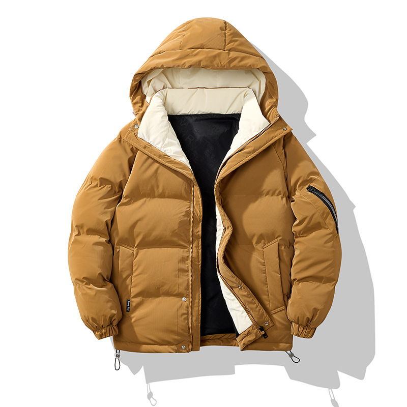 2026 New Style Hooded Cotton Jacket for Men, Loose Trendy Thick Warm Cotton Coat, Couple's Winter Hooded Cotton Jacket Clothing
