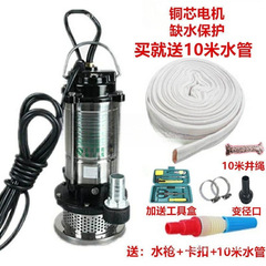 家用潜水泵1寸220小型抽水泵吸水高扬程家用井水农用清水污水泵