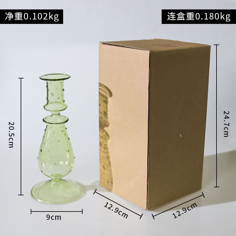 Candelabro decoración vidrio fiesta familiar con velas cena mobiliario fábrica suministro