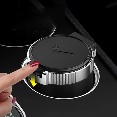 with Lid LED Light | Car ashtray