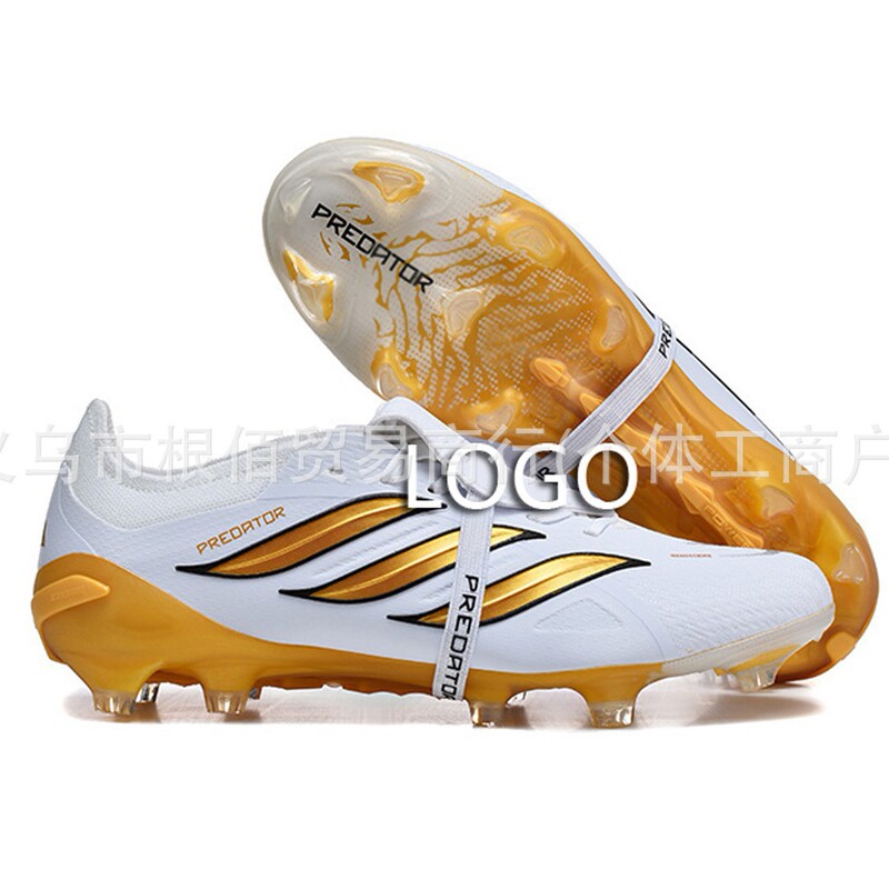 Cross-Border E-Commerce Manufacturer Direct Sales Falcon 26Th Generation Fully Knitted Super a Reverse Tongue Fg Football Shoes 26 Predator