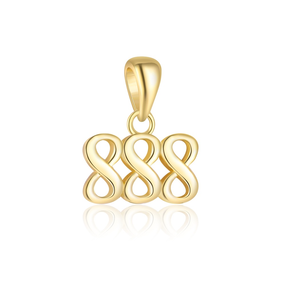 6g Weight Pendant Jewelry Making Type Charms Classification 1 Piece Quantity 925 Sterling Silver Material Number Pattern All Seasons Season Polished Finish Numbers, Plating Design Simple Style, Classic Style Style 1 Piece 925 Sterling Silver Number Polished Pendant Charms 8