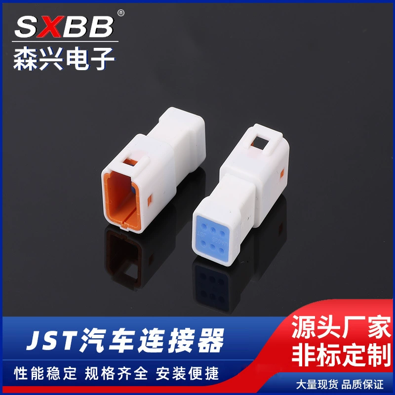 6 отверстий мото-концы автомобиля мото-клеммный разъем самцы разъем