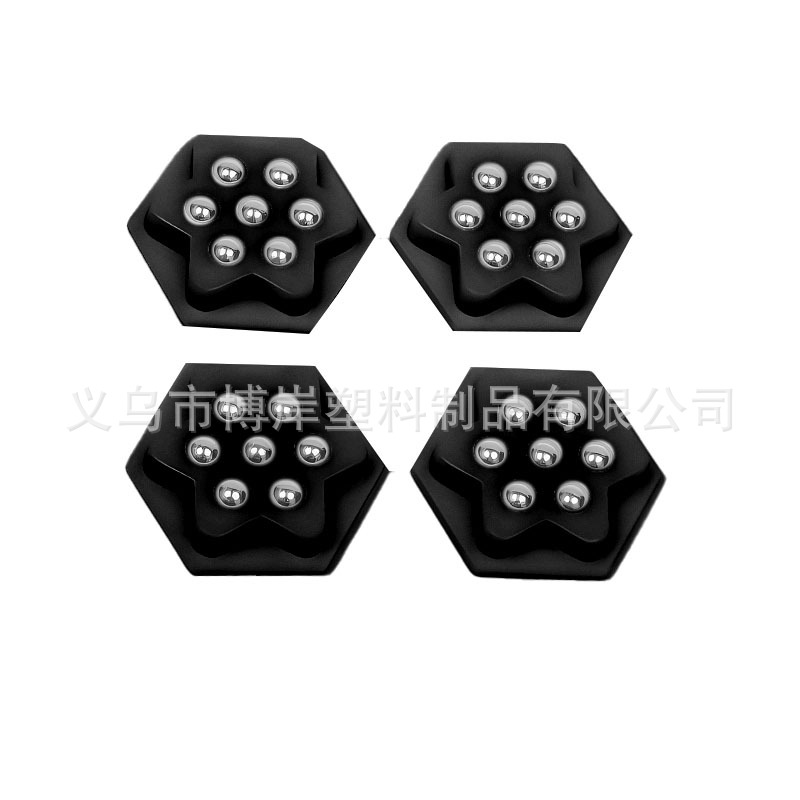 粘着式ユニバーサルホイール移動ボールホイール穴なしスチールボール台車静音家具キャスター台座滑車