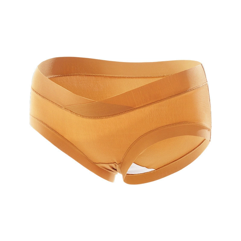 Silky pants with belly support, postpartum trousers, plus size