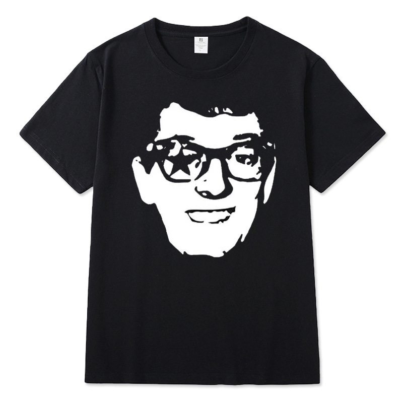 Tao Zhe's Same Style Soulpower Concert Replica Pays Tribute to Buddy Holly Rock Sleeveless T-Shirt Vest Vest