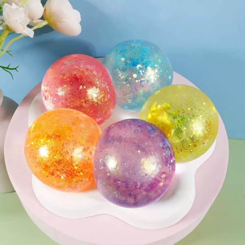 Tiktok Malta caliente pizca de azúcar música Perla descompresión artefacto Aurora Bola de ventilación lenta rebote Bola de jarabe de juguete