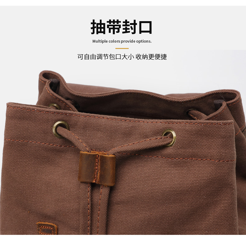 Amazon Best-Selling Vintage Double Shoulder Backpack Men's Laptop Travel Bag Trendy Fashion Unisex Backpack In Stock