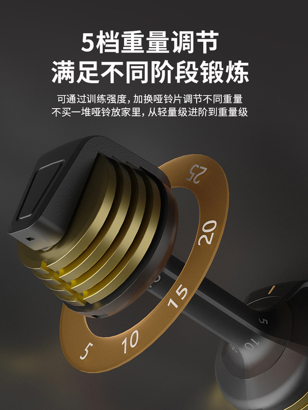 跨境厂家可调节哑铃健身家用多功能套装健身房哑铃可快速调节现货|undefined