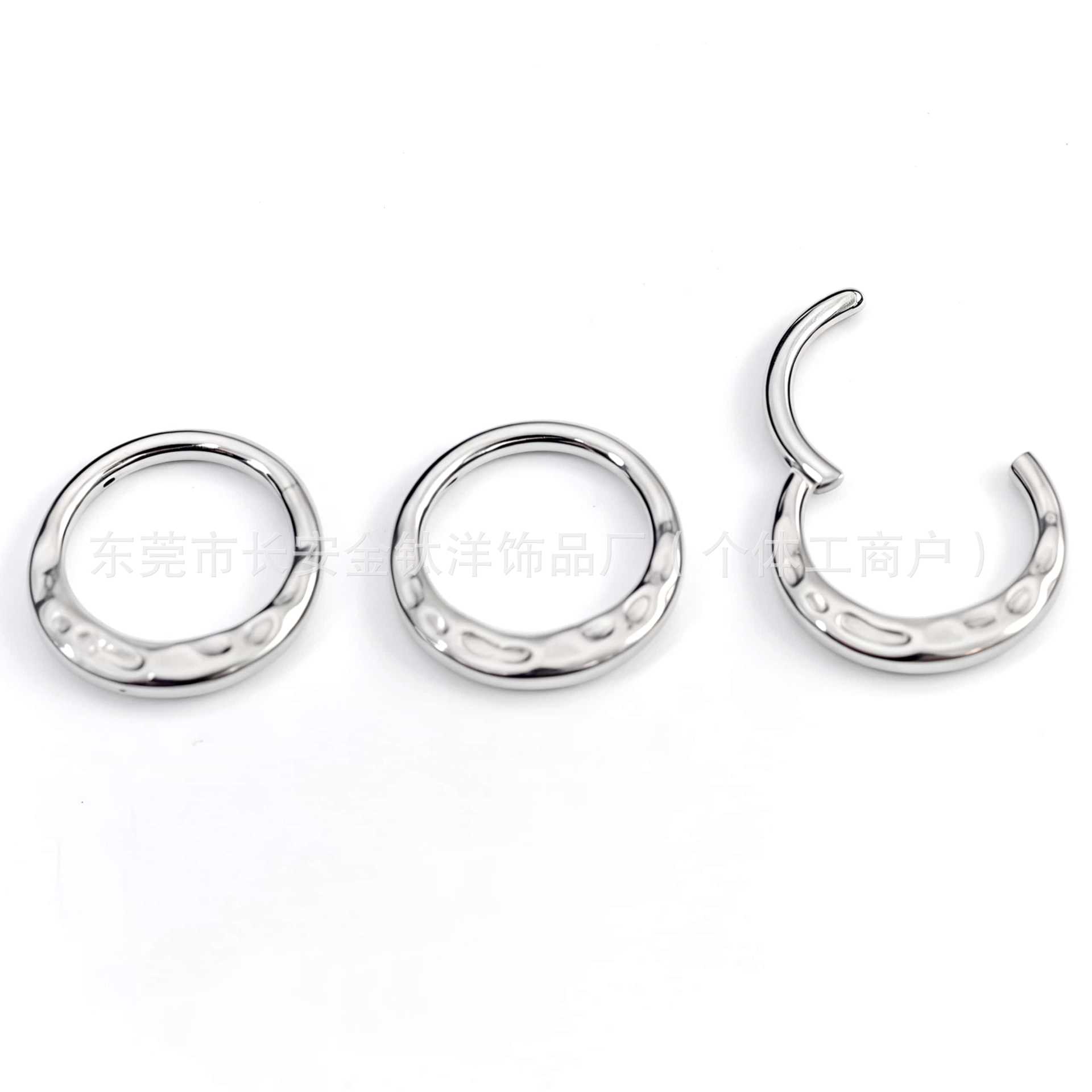 Pointed titanium steel lip stud product view