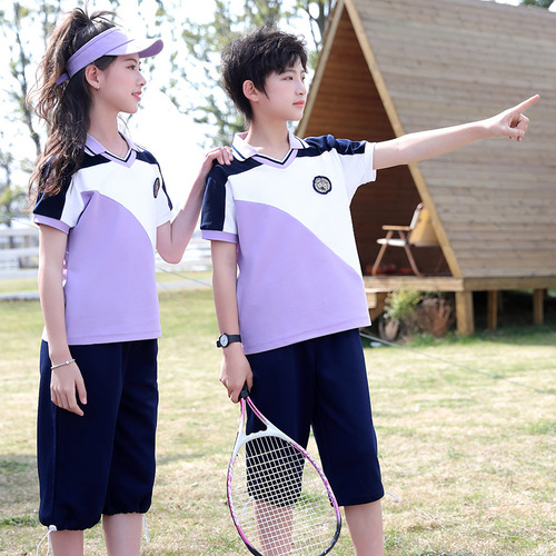 Guoguo's Kindergarten Uniforms, Elementary School Class Uniforms, Summer Children's School Uniforms, Graduation Photos, College Style Sports T-shirts