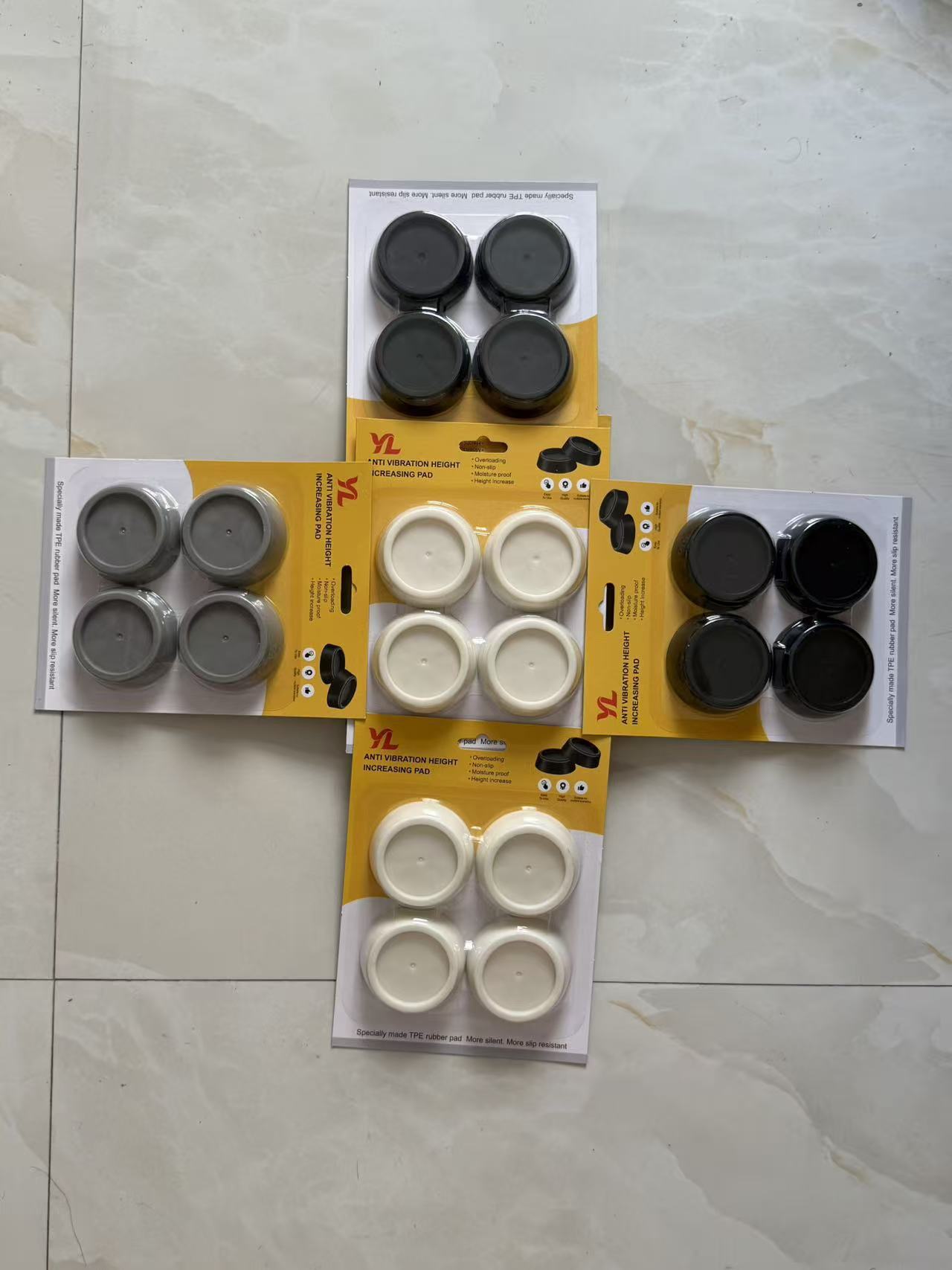 Washing Machine Rubber Feet with Vibration Reduction, Universal Fit