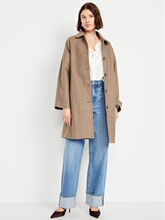 V 30536 Double-Faced Collar Trench Coat ���I�L�� �W���羳