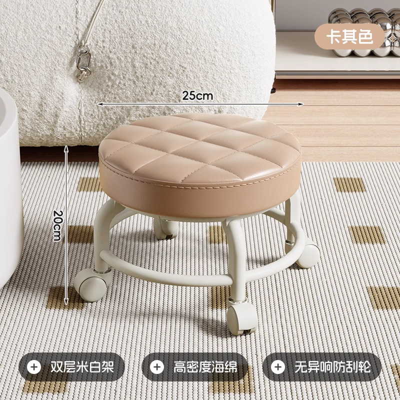 카키 [두꺼운 시트 쿠션] 더블 레이어 바텀 프레임 저소음 풀리 고품질 [업그레이드 된 두꺼운 시트 쿠션] 3년 보증