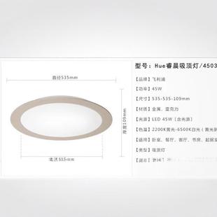 Philips Hue Intelligent Control Led Ceiling Lamp Ruichen Novel Design Living Room Bedroom Dining Room 45W Ceiling Lamp
