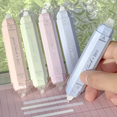 新しいツーインワン修正テープ、ドット接着剤付き、小紅書と同じスタイルの双頭修正テープ、学生専用文具