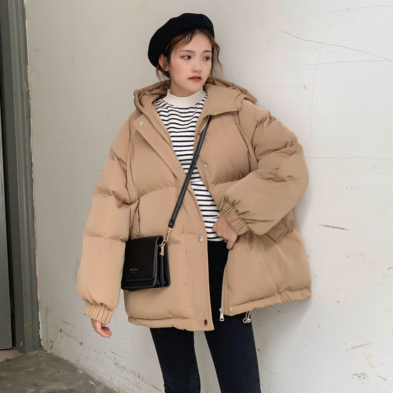 棉衣女款反季清倉處理羽絨棉服女短款港風韓版寬松棉襖面包服外套
