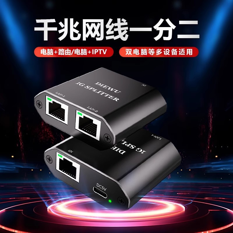 ����ǧ��һ�ֶ���̫��ת������������� 1G Splitter