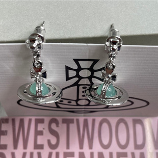 High-Board Queen Mother Vivian Stereo Saturn Earrings, Accessible Luxury, High-End Elegant, Planet Earrings, Exquisite Earrings