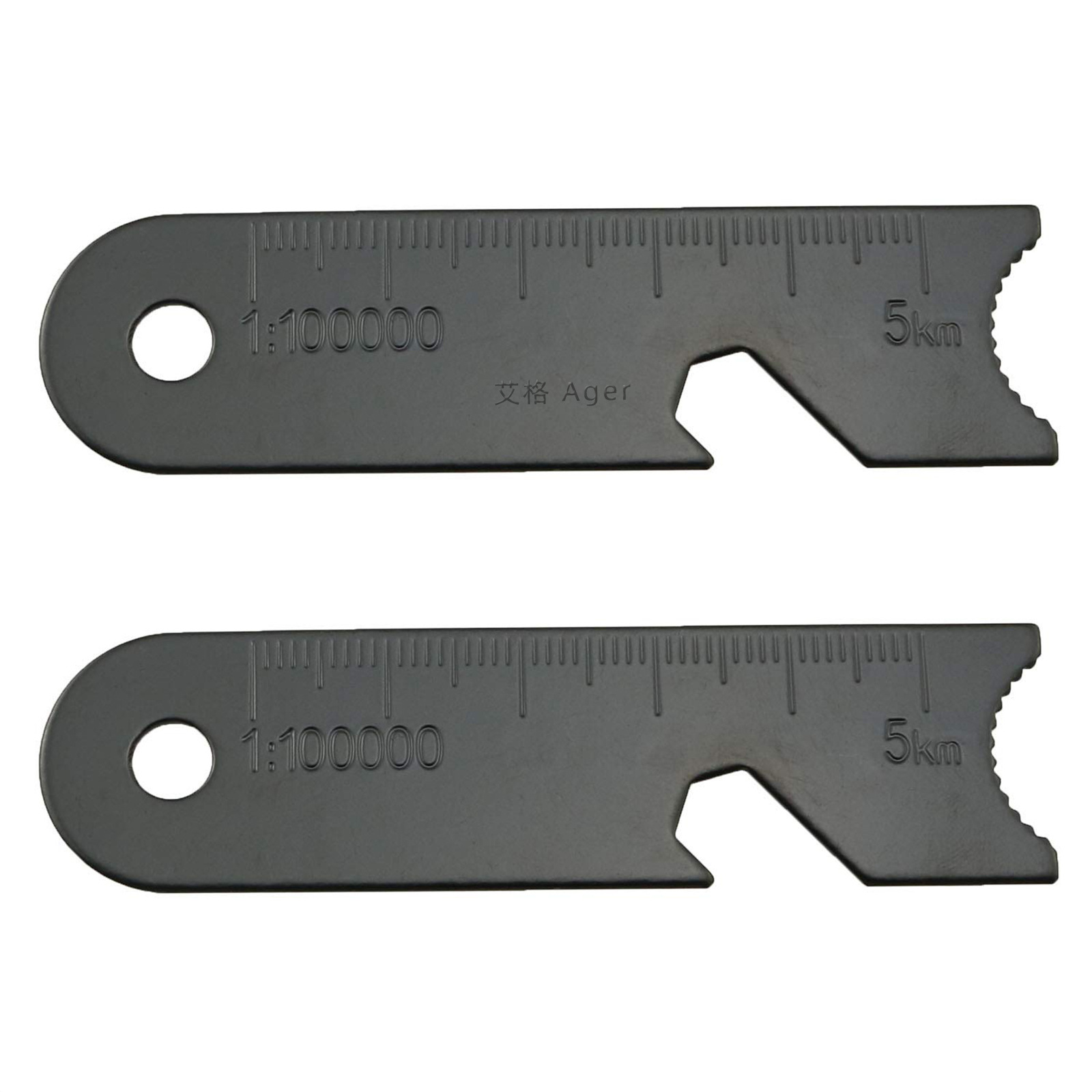 打火石刮片 多功能打火石刮片 火石刮刀带比例尺 量尺 开瓶器