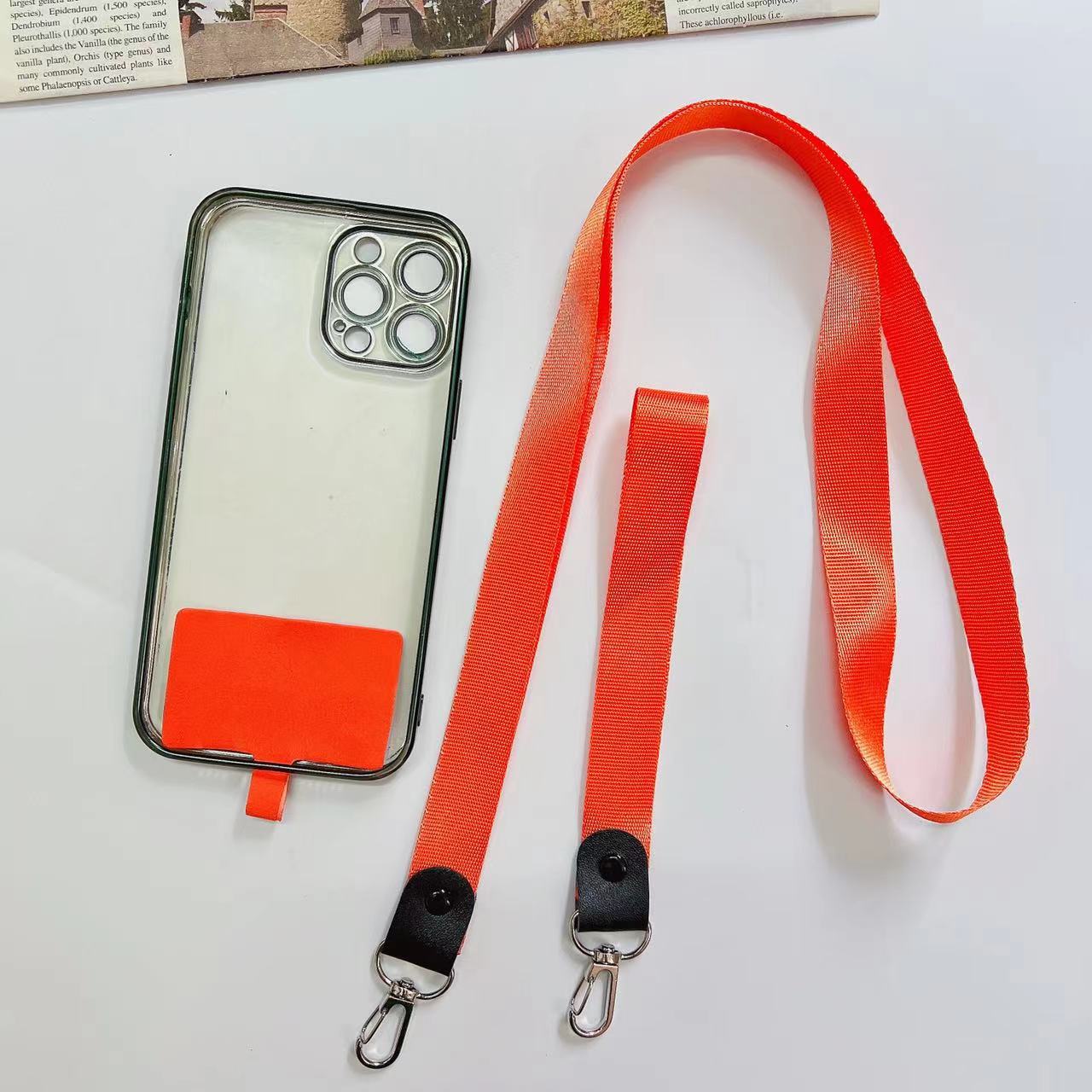 Weaving strap phone case multifunctional keychain chest tag length universal hanging rope detachable patch_voghion.com