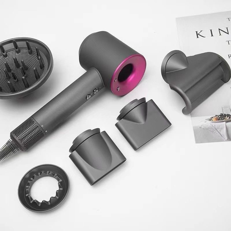 适用同款高速吹风机风嘴配件黑色壳料发廊电吹风吸嘴面盖全套