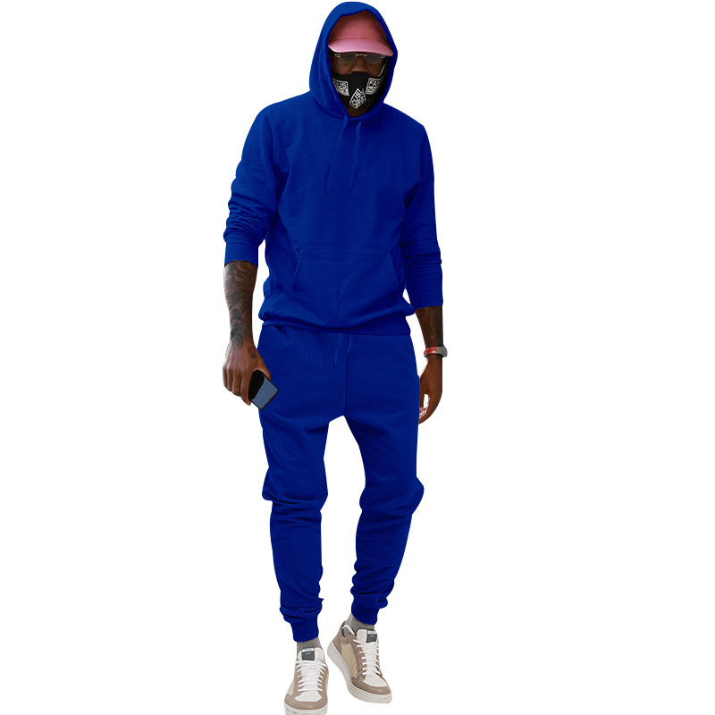 2023 Kapuzen-Plüsch-Hoodie Sport- und Freizeit-Sportbekleidung Zweiteiliges Set für Herren-Sets_voghion.com