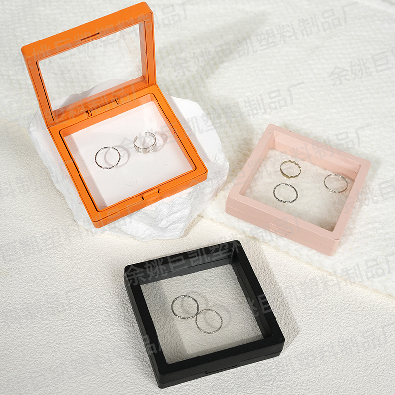 PE transparent dustproof film jewelry display stand for wearable accessories, floating jewelry box, wardrobe DY small box PE transparent dustproof film jewelry display stand for wearable accessories, floating jewelry box, wardrobe DY small box