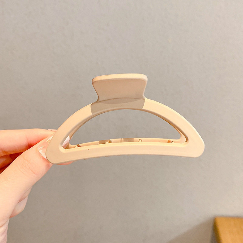 Gran tiburón clip leche serie café clip de pelo mujer cabeza espalda temperamento simple pelo agarre horquilla moda pelo accesorios al por mayor