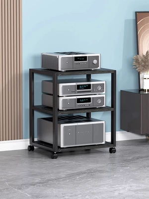 Movable Power Amplifier Rack Multi-Layer Amplifier Bracket Home Speaker Storage Rack Cvd Machine Equipment Bracket Placement Rack