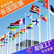 跨境世界各国国旗定制4号沙特加拿大墨西哥马来西亚泰国万国旗帜