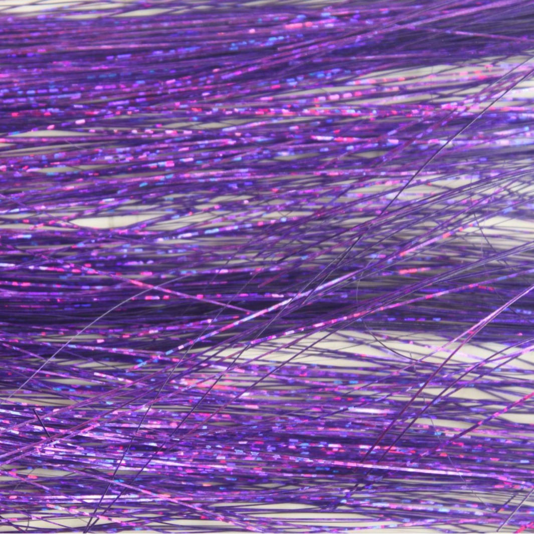 镭射头发丝线深蓝鸟窝草浅蓝鸡窝窝紫罗兰草彩丝带无卷金属彩假发