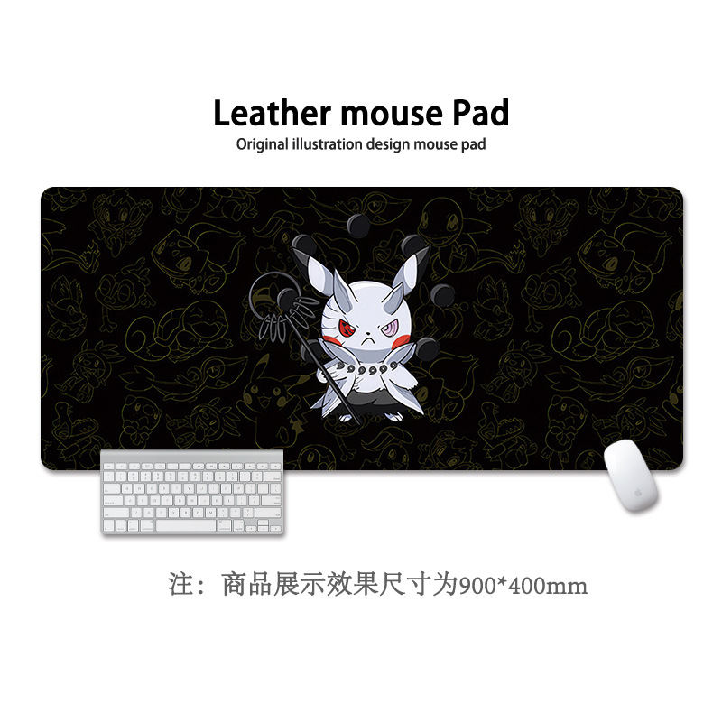 Pikachu almohadilla de ratón super grande Pokémon animación encantadora niñas y niñas animación cuadrada computadora teclado almohadilla de escritorio