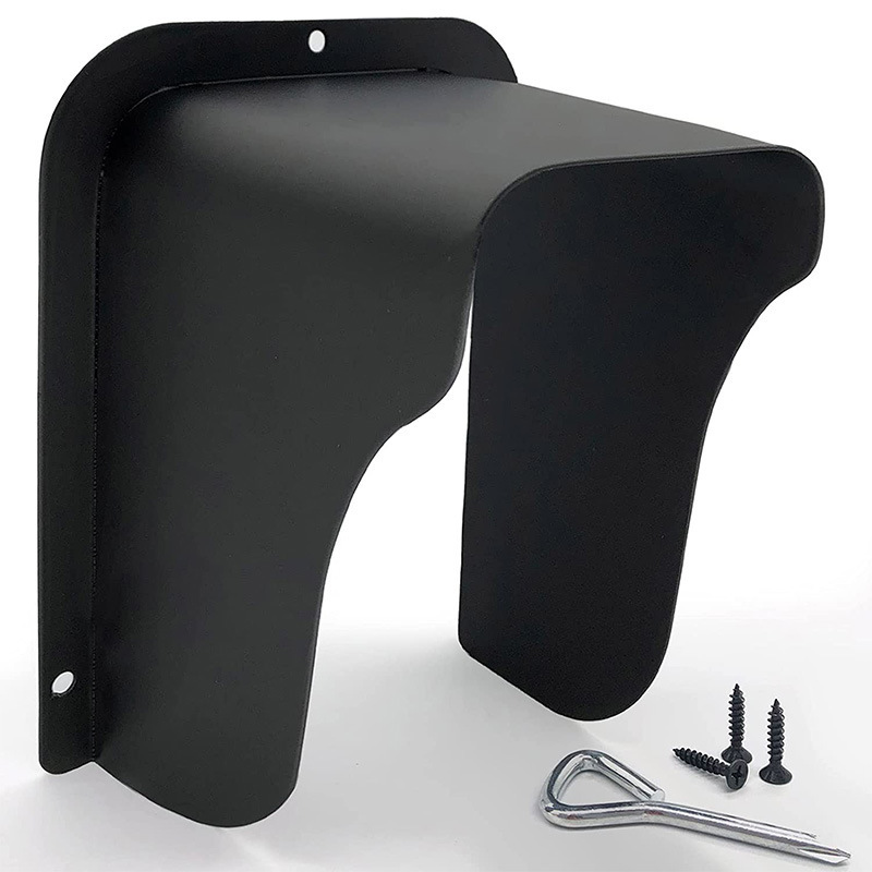 门铃防雨罩户外门铃防晒盒金属插座防雨罩可视门禁机防水罩防风罩