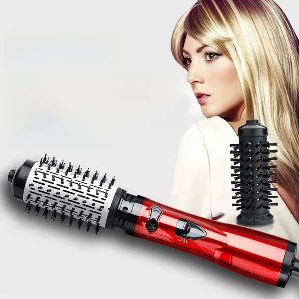 [in stock] Cross-border Automatic Curly Hair Comb Wave Roll Big Roll Hot Wind Comb Three-in-One Big Wind Fluffy Blowing Comb