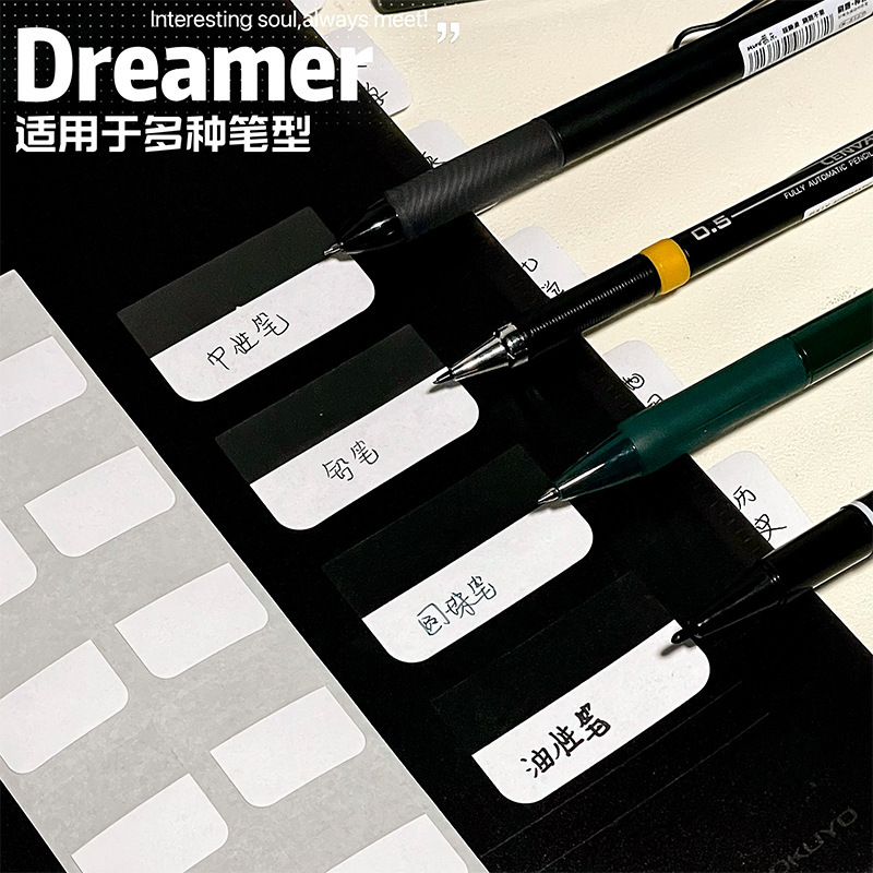 Ins nuevo índice blanco etiqueta de alto valor de color pegatinas de color red post-it pequeño pegatinas de clasificación pegajosas marcadores pegatinas