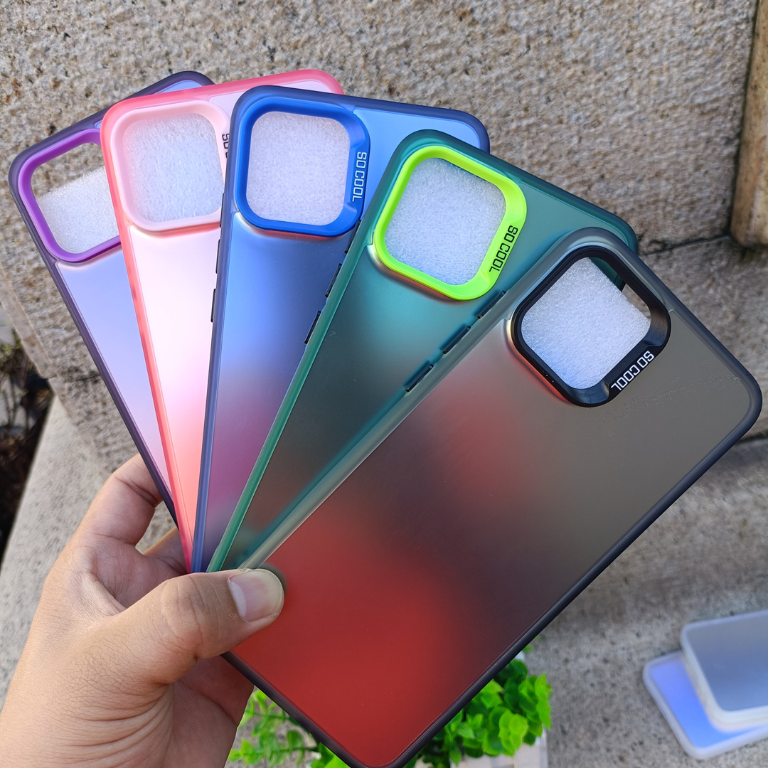 适用SAM三星A14手机壳 S20彩银IMD三合一镭射电镀磨砂肤感保护套