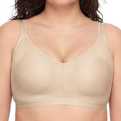 Warners Easy Does It Underarm Smooth Seamless Elastic Wireless Lightweight Lined Comfort Bra