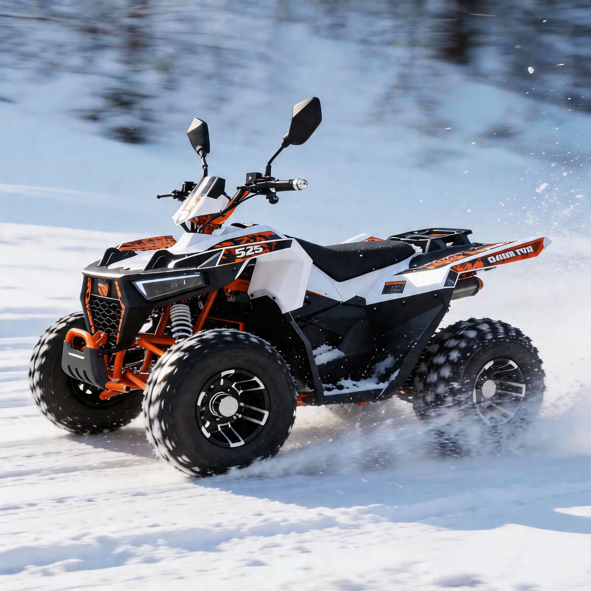 Adult and children's self-driving tour scan-code electric beach bike all-terrain vehicle four-wheel off-road mountain motorcycle ATV